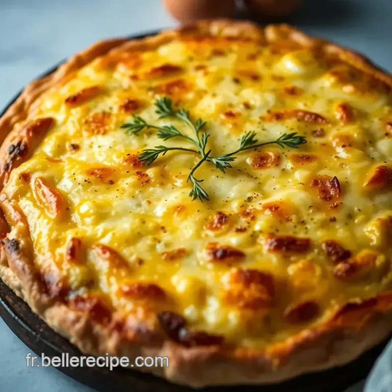 Quiche Au Fromage Classique : La D&eacute;licatesse Fran&ccedil;aise presentation