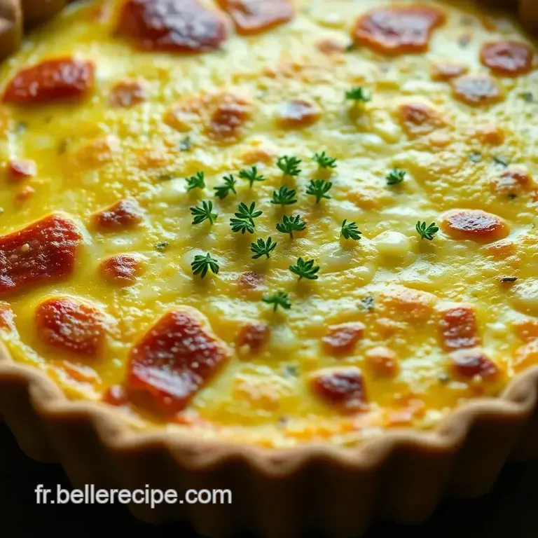 Quiche Lorraine &Agrave; La Maman presentation