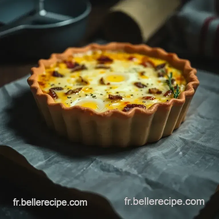 Quiche Lorraine Savoureuse Et Rapide presentation