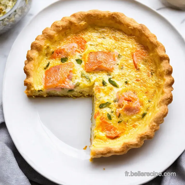 Quiche Saumon Boursin L&Eacute;l&eacute;gance Croquante