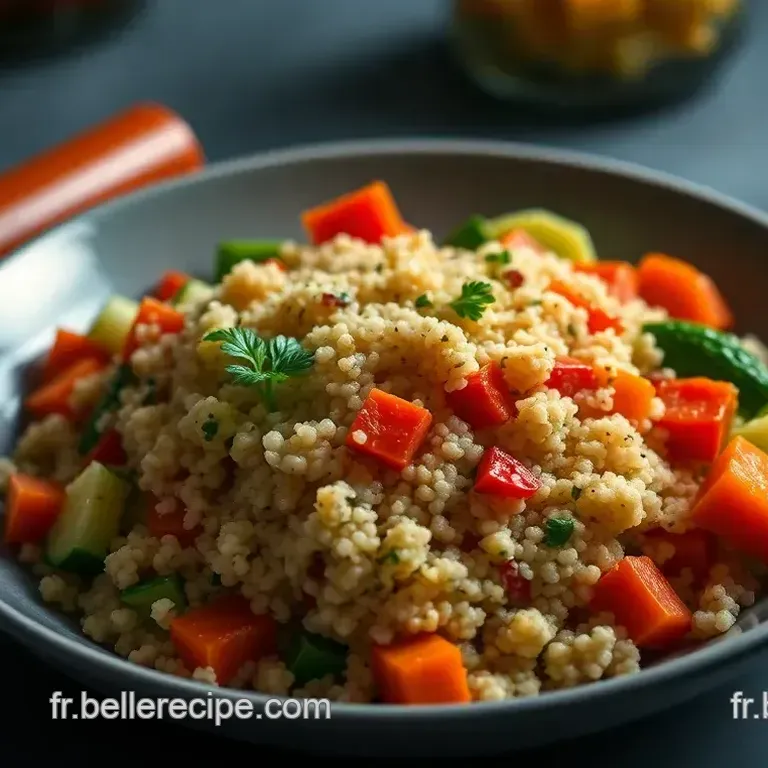 Quinoa aux L&eacute;gumes Saut&eacute;s et Vinaigrette Citronn&eacute;e