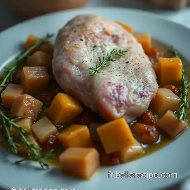 R&acirc;ble De Lapin &Agrave; La Proven&ccedil;ale Sauce Tomate Parfum&eacute;e Aux Herbes De Provence presentation