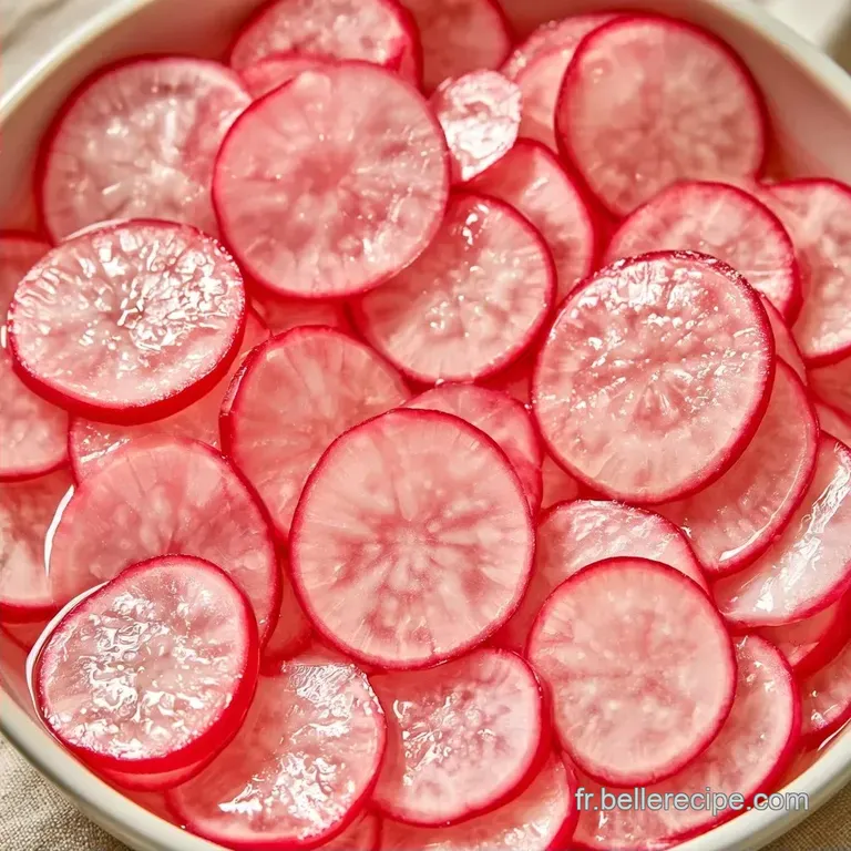 Radis Marin&eacute;s: Recette Croquante