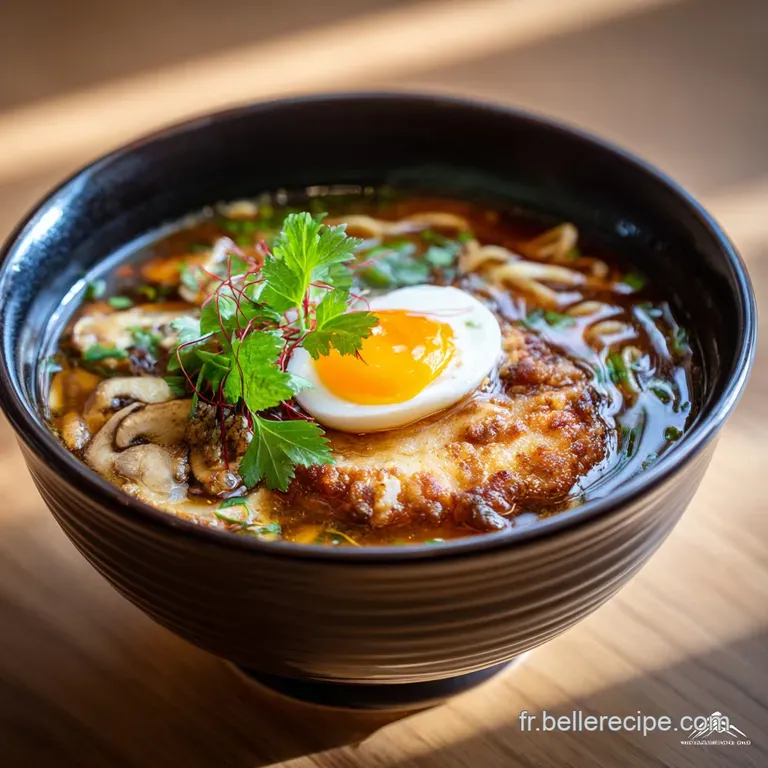 Le Ramen Signature Poulet Croustillant Fa&ccedil;on Karaage Et Bouillon Shoyu presentation