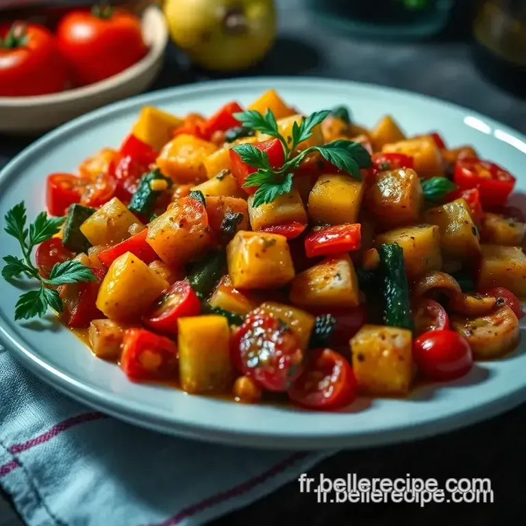 Ratatouille Proven&ccedil;ale : Un Plat Classique De La Cuisine Fran&ccedil;aise presentation