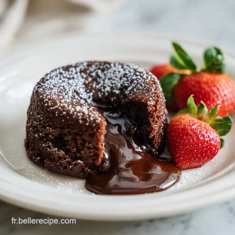 Recette Coulant Chocolat: C&oelig;ur Fondant Intense