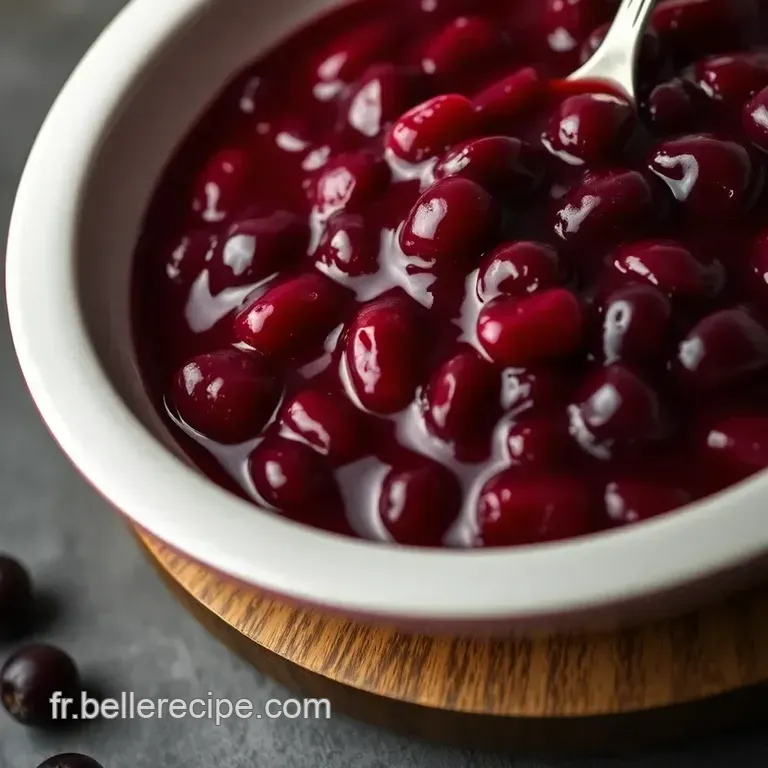 Recette De Confiture De Cassis Maison presentation