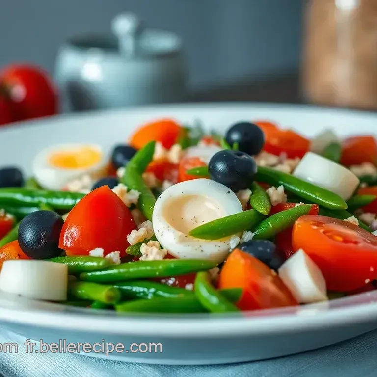 Recette de Salade Ni&ccedil;oise Classique
