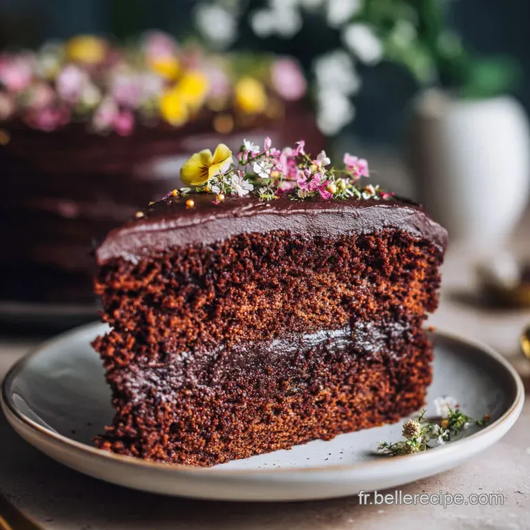 Recette G&acirc;teau Anniversaire Chocolat Intense