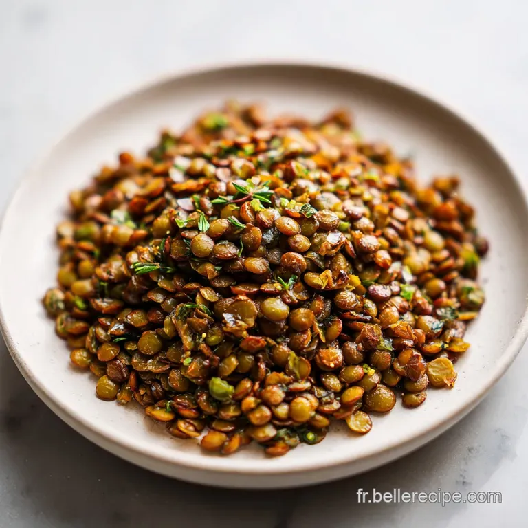 Recette Lentilles Vertes Lardons et Carottes