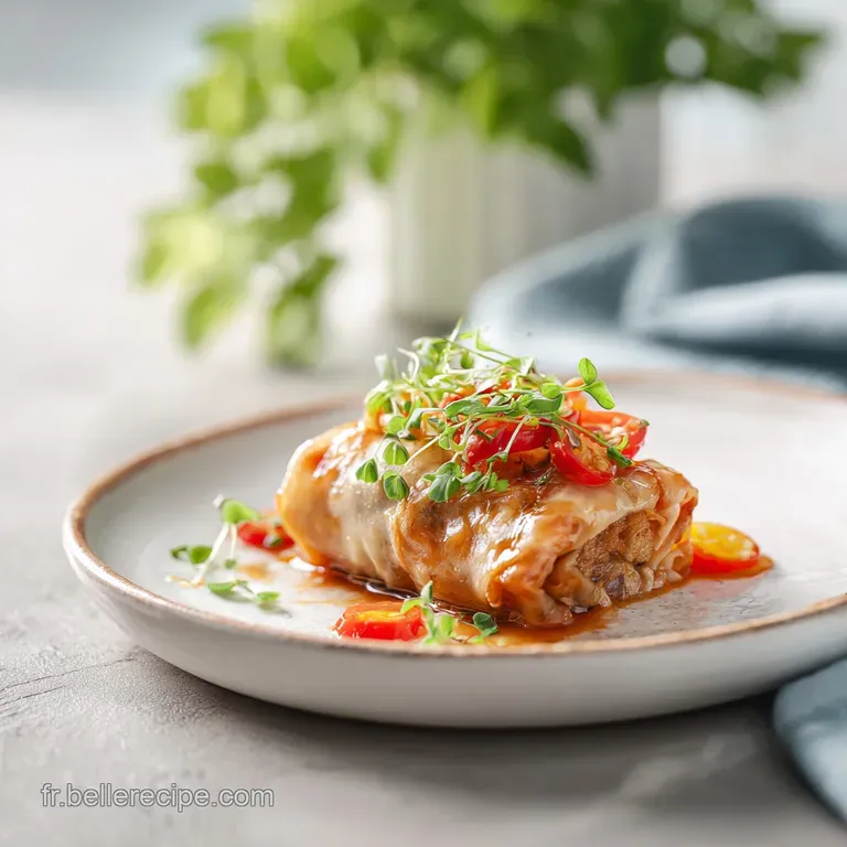 Artfully arranged fresh spring rolls with delicate rice paper wrappers, served with dipping sauces.