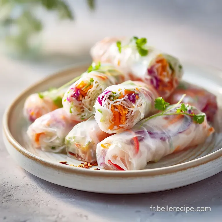 Rouleau de printemps : Fra&icirc;cheur et croquant