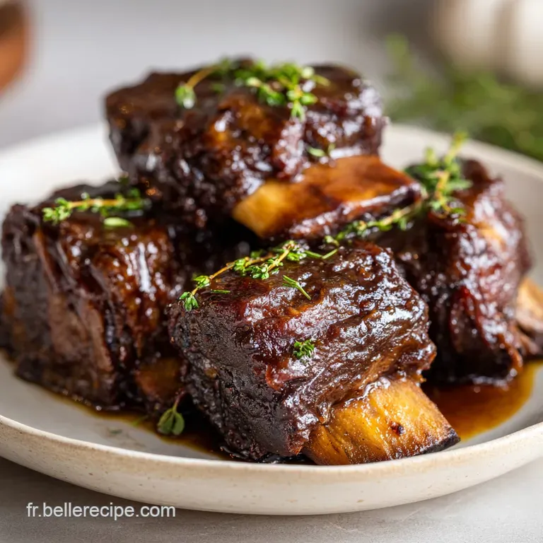 Ribs de B&oelig;uf Cuisson Lente et Fondante