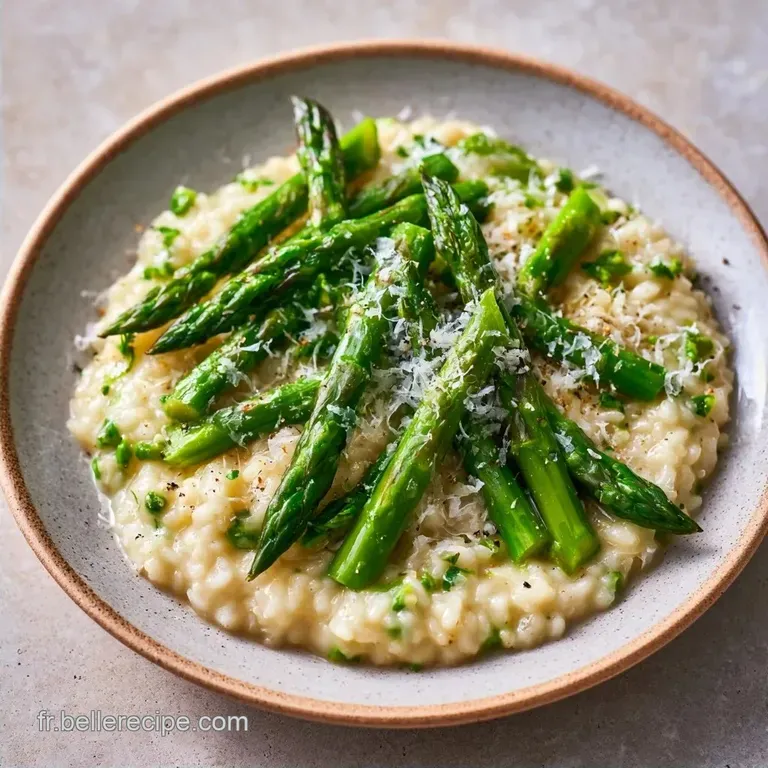 Risotto Asperges Parmesan: Cr&eacute;meux et Citronn&eacute;