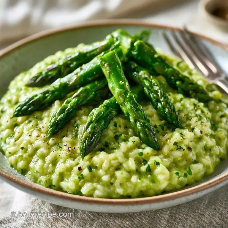 Risotto Asperges Vertes : Onctueux et Fondant