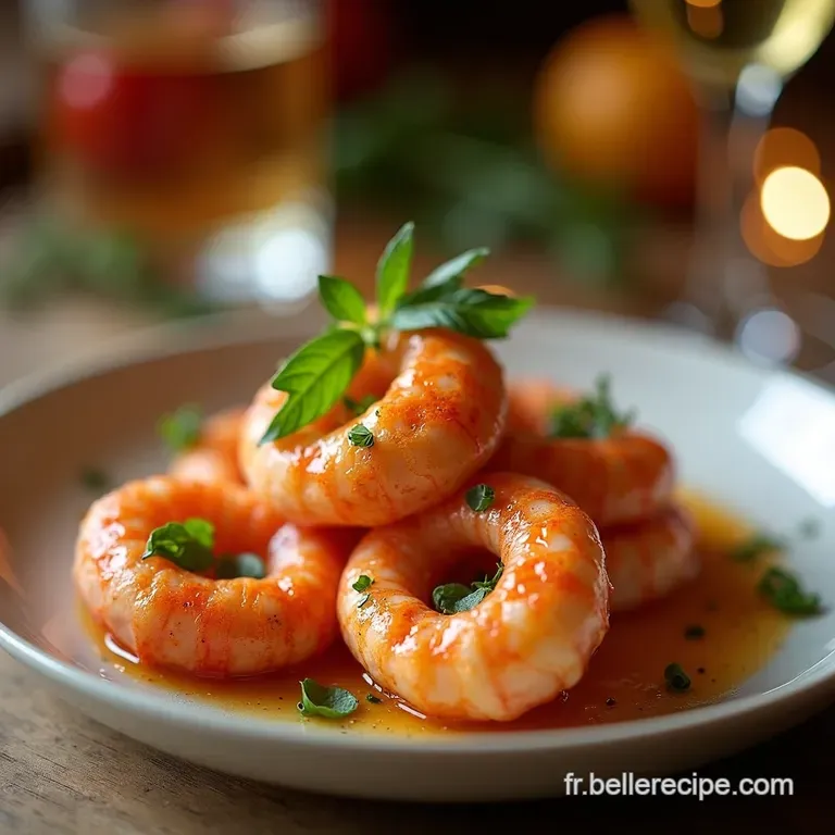 Rouls Feuillets Aux Crevettes Et Fromage presentation