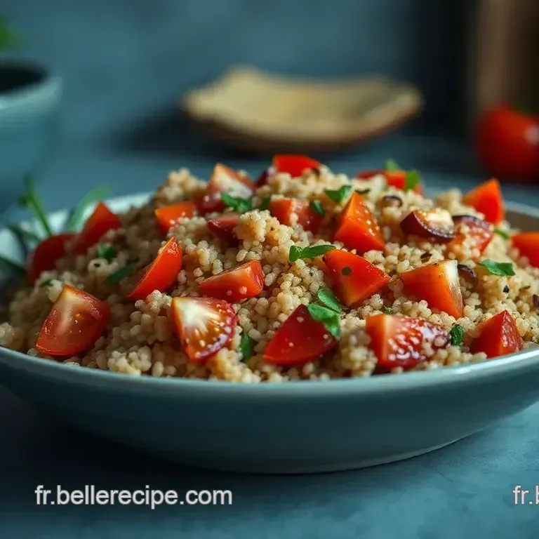 Salade Croquante de Quinoa &agrave; la M&eacute;diterran&eacute;enne