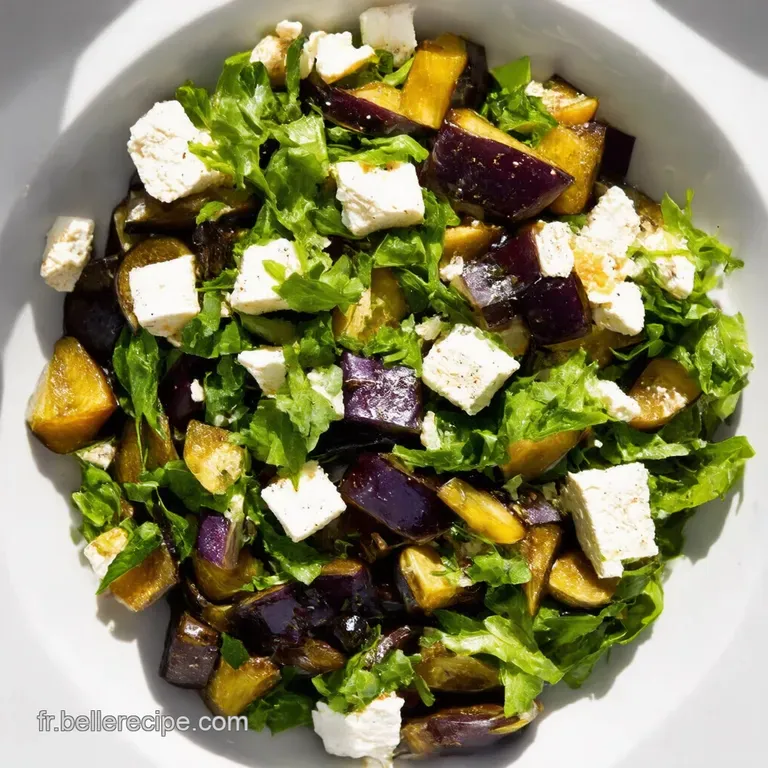 Salade dAubergines et Feta Un Air de Provence