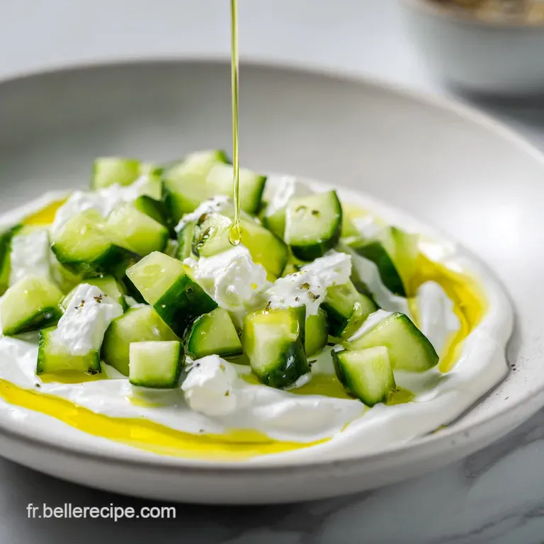 Salade De Concombre Au Yaourt: Fra&icirc;cheur et Onctuosit&eacute;