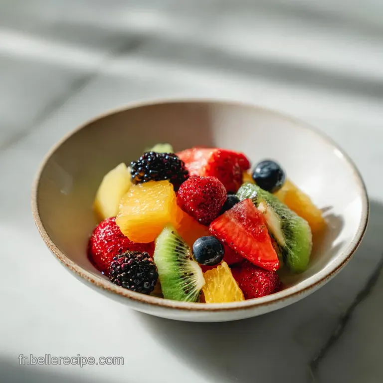 Salade de Fruit Fra&icirc;cheur avec Citron Vert