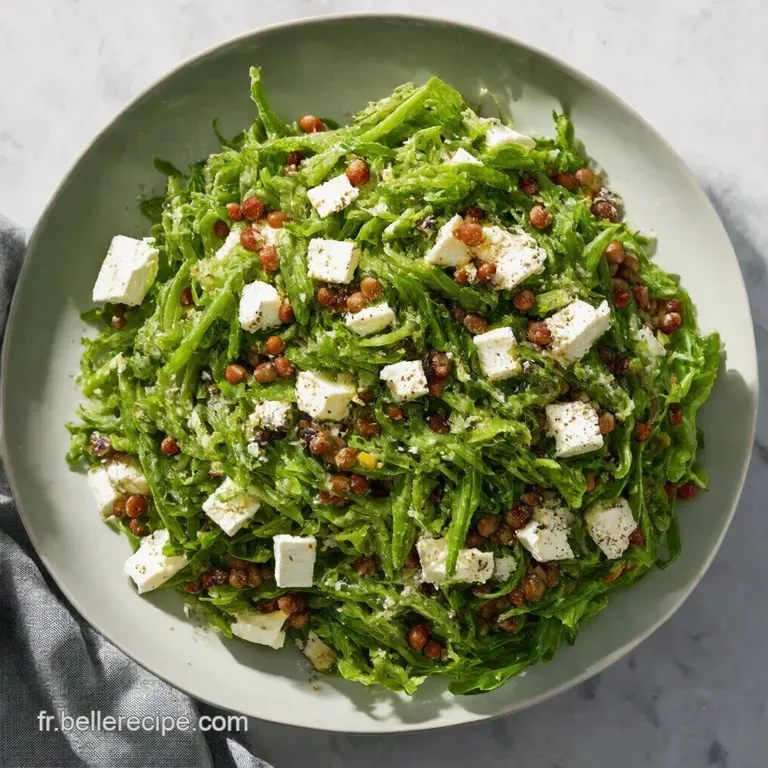 Salade de Lentilles Estivale Feta L&eacute;gumes Grill&eacute;s et le Soleil dans lAssiette
