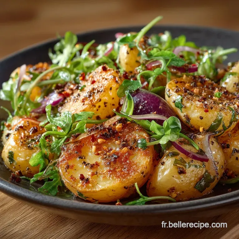 La Gourmande Salade De Pommes De Terre Vinaigrette Au Dijon Et Fines Herbes presentation