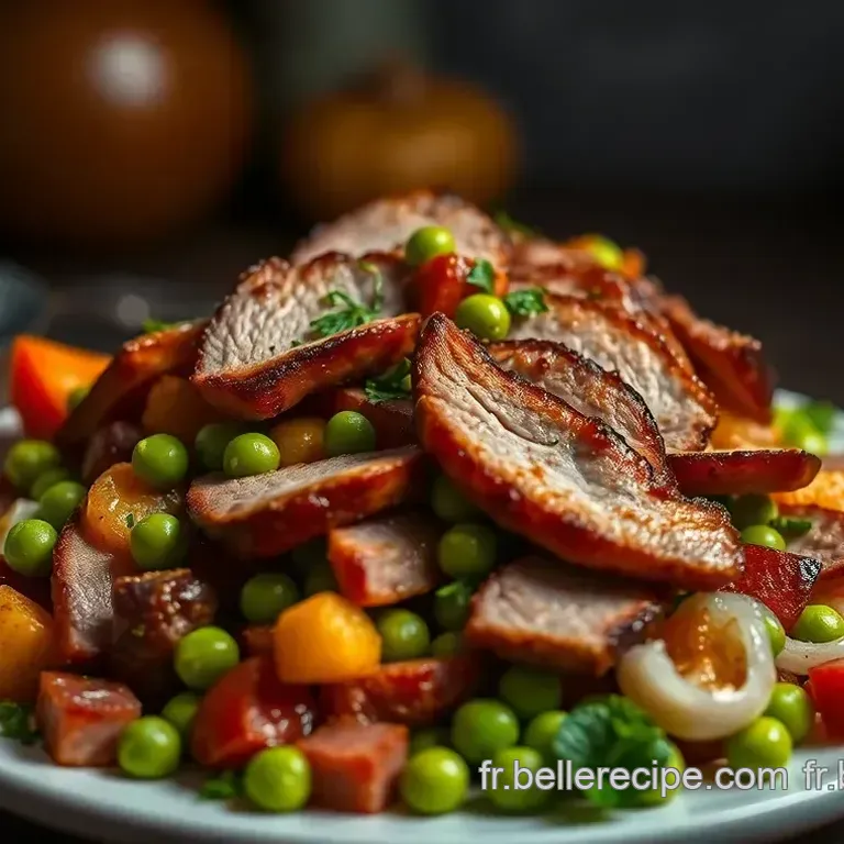 Salade de Pommes de Terre Printani&egrave;re aux Travers de Porc Tex-Mex