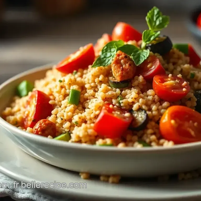 Salade de Quinoa aux L&eacute;gumes Grill&eacute;s