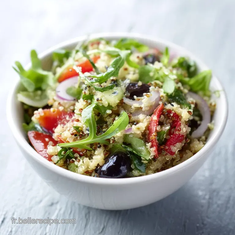 Salade De Quinoa Proven&ccedil;ale : Ma&icirc;triser La Graine presentation