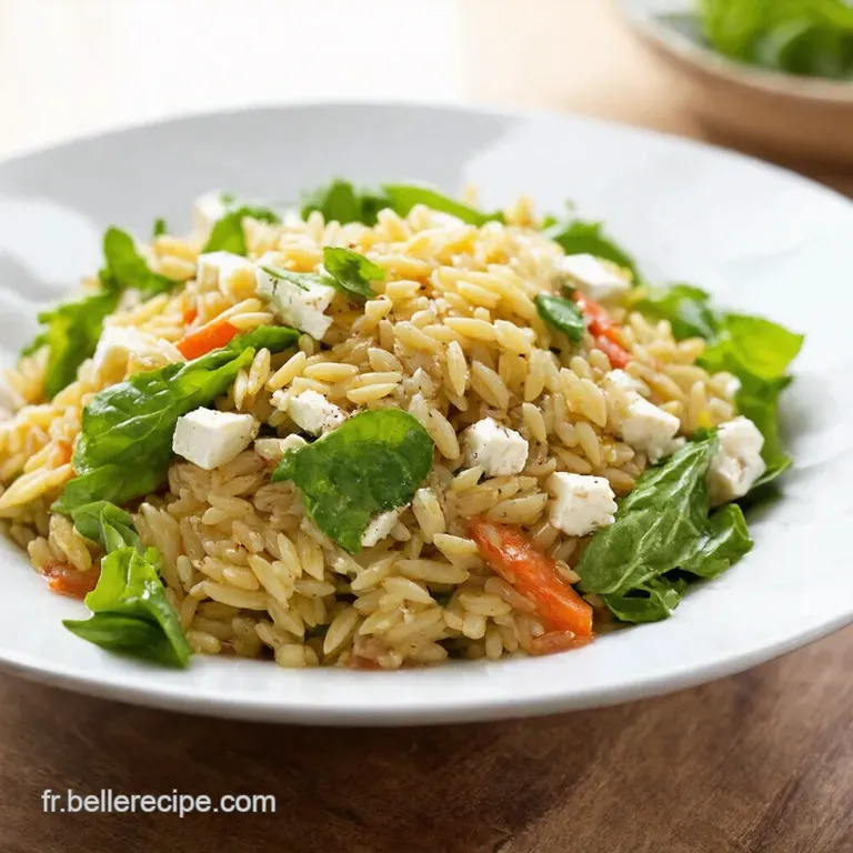 Salade Dorzo &Agrave; La Feta Le Soleil Dans Lassiette presentation