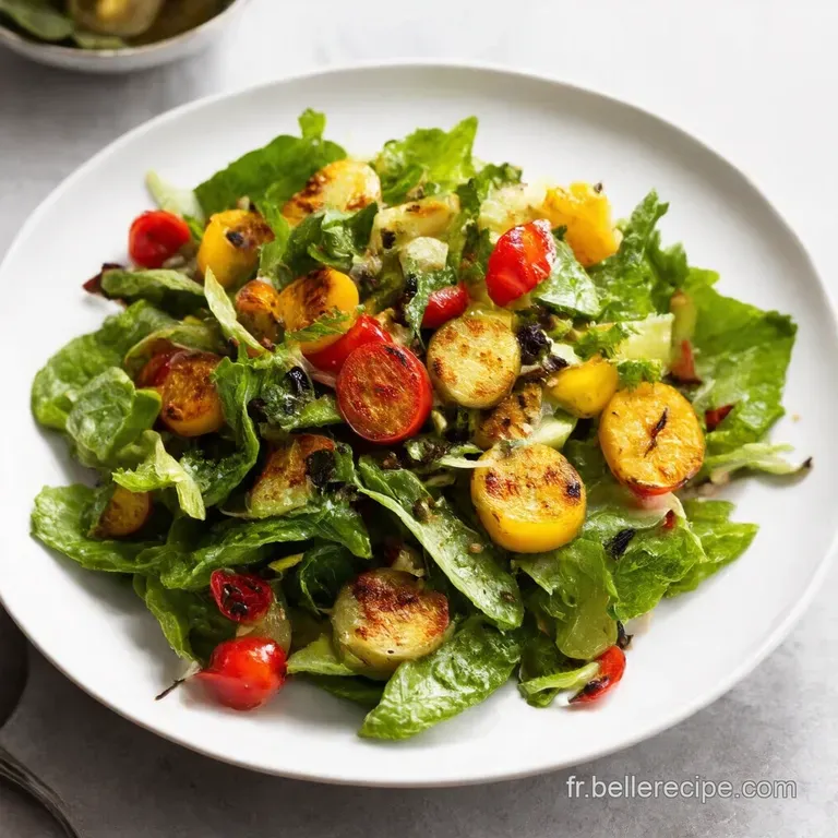 Salade Estivale de L&eacute;gumes Grill&eacute;s au Barbecue