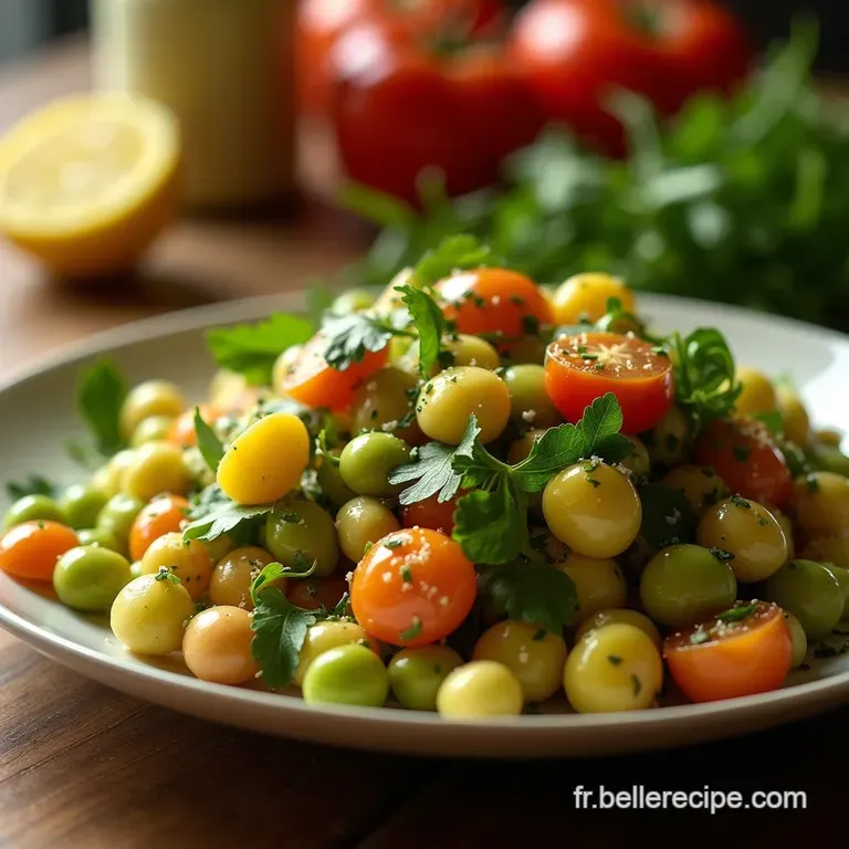 Le Soleil Dans Lassiette Salade De Pois Chiches V&eacute;g&eacute;tale &Agrave; La Grecque presentation