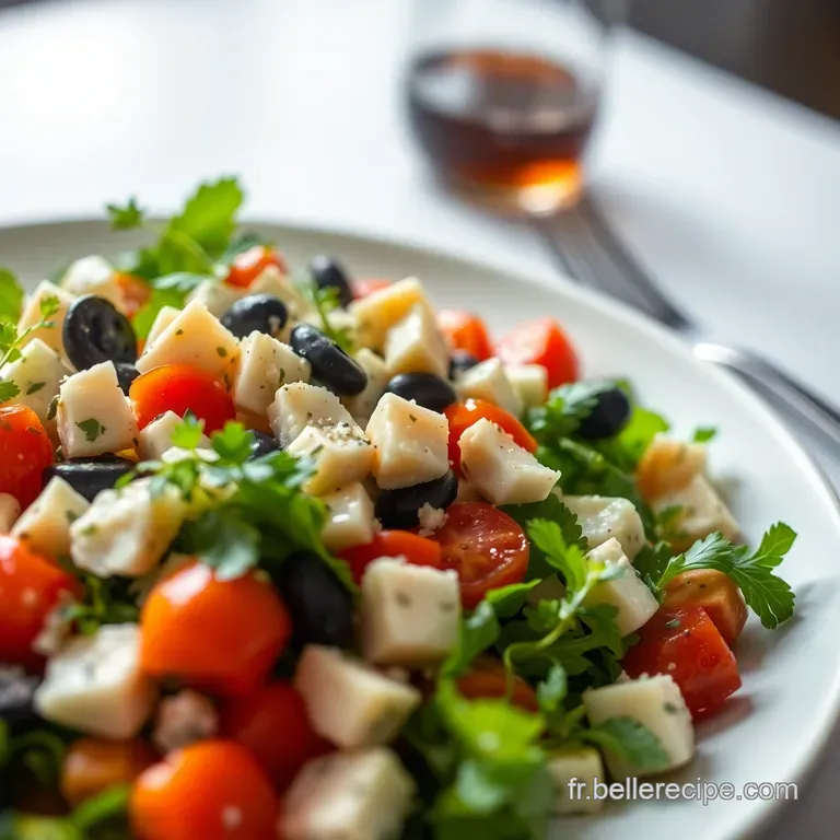 Salade Ni&ccedil;oise Rapide: Un Avant-Go&ucirc;t Du Soleil presentation