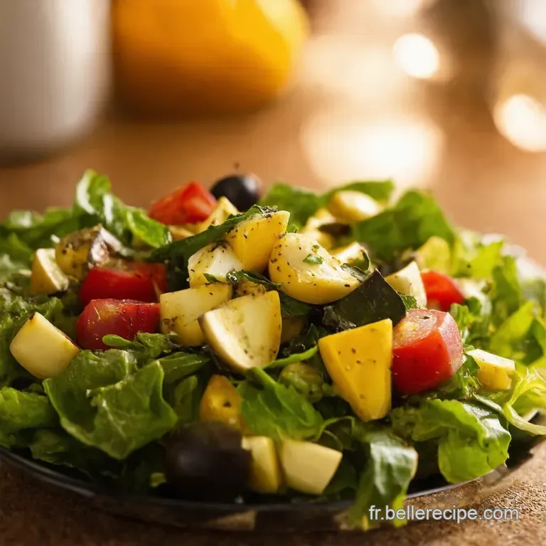 Salade Ni&ccedil;oise Revisitee L&eacute;g&egrave;re presentation