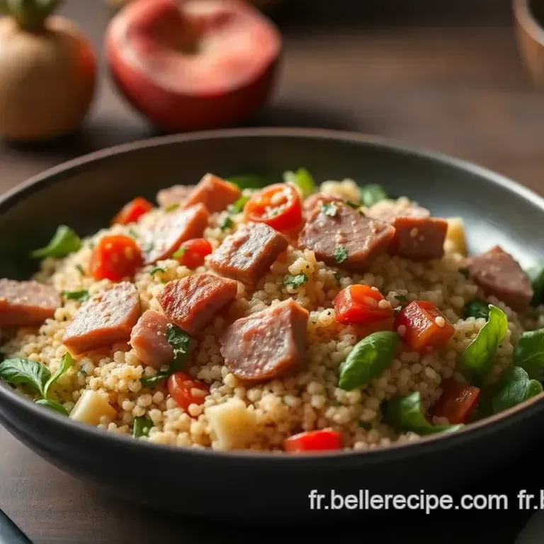 Salade Printani&egrave;re de Quinoa au Lapin : Un Air de Renouveau dans l Assiette