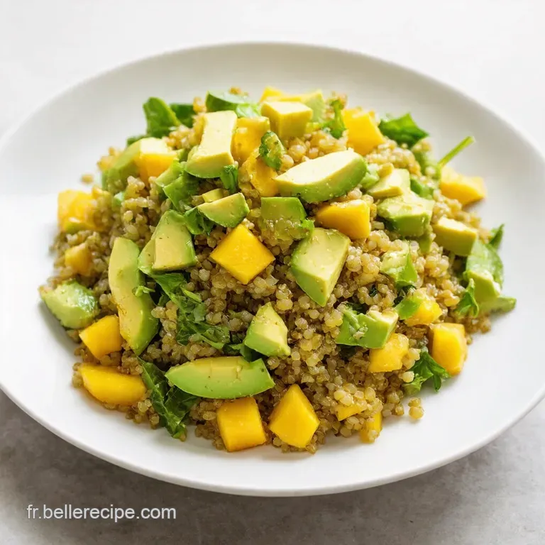 Salade Quinoa MangueAvocat Un Zeste d&Eacute;t&eacute;