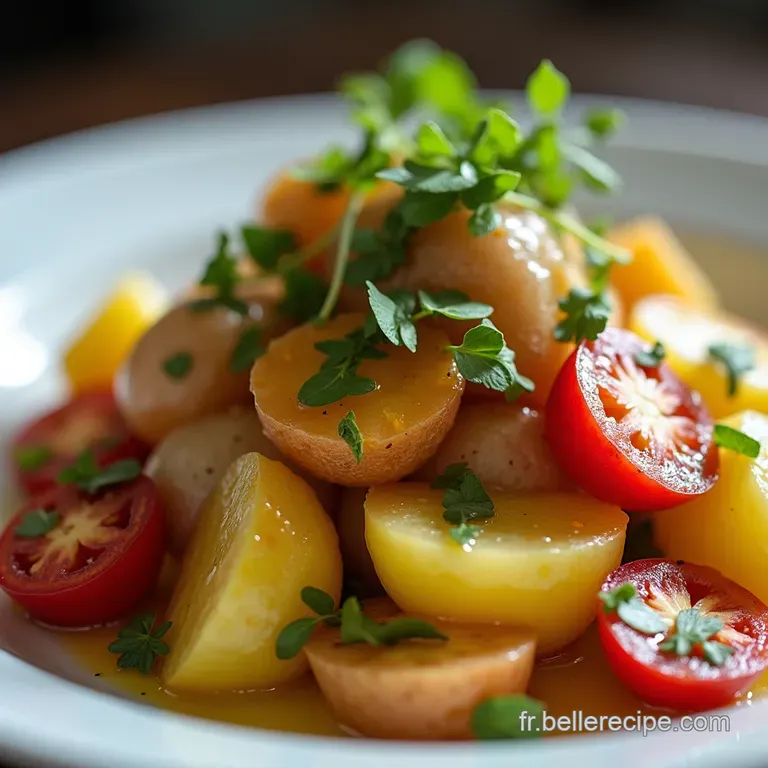 La Compl&egrave;te du Terroir Salade Ti&egrave;de de Pommes de Terre Rattes Thon Confit