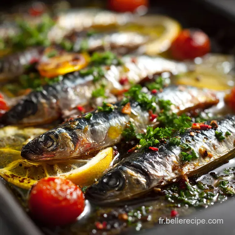 Sardines au Four aux Aromates Thym Romarin et Citron du Sud