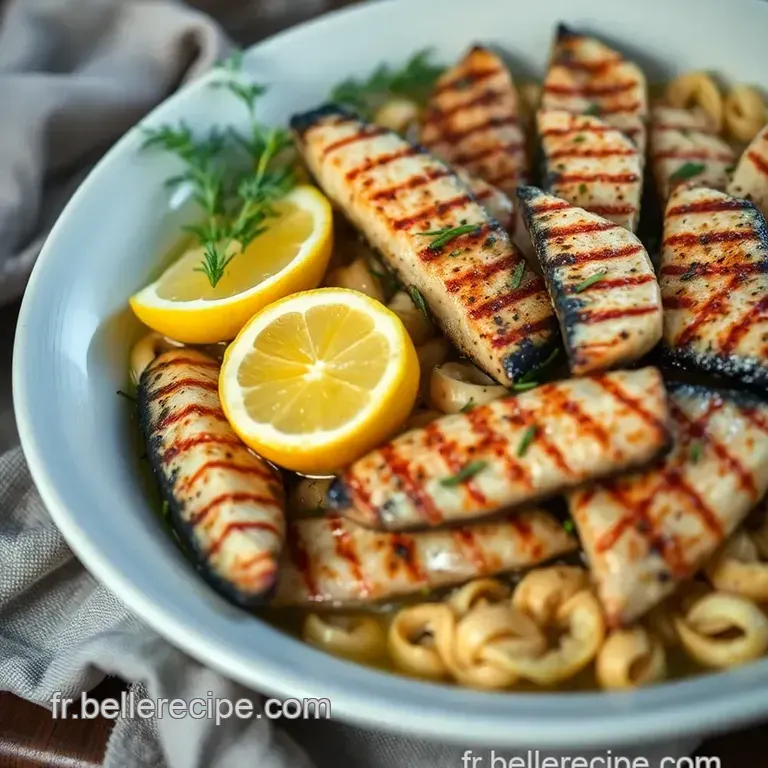 Sardines Grill&eacute;es &Agrave; La Proven&ccedil;ale presentation