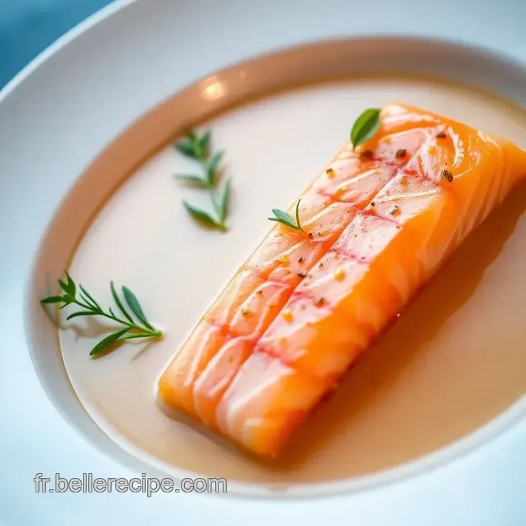 Sauce Citron-Aneth Pour Saumon Parfait presentation