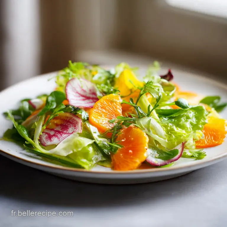 A delicate drizzle of light green sauce graces a plate of assorted raw vegetables. Appetizing and healthy, textures create...