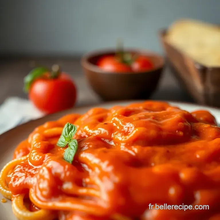 Sauce Tomate Maison Fa&ccedil;on Mamma Mia! 