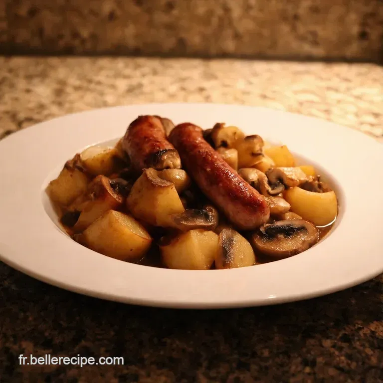 Saucisses R&ocirc;ties &Agrave; La Campagnarde presentation