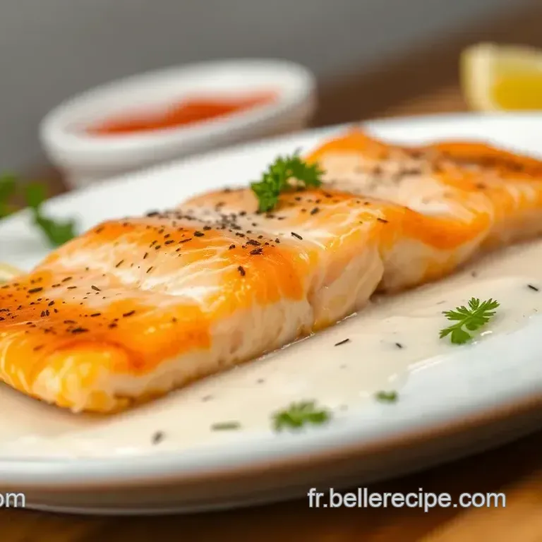 Saumon en Cro&ucirc;te Cr&egrave;me d Aneth et Sauce Hollandaise Citronn&eacute;e