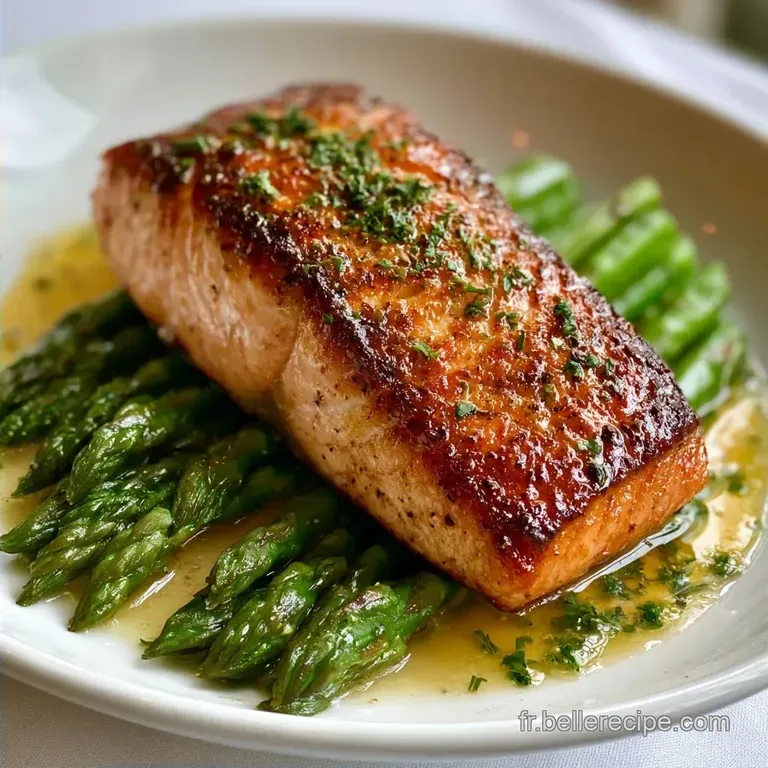 Saumon Et Asperges : Plat Principal Sant&eacute;