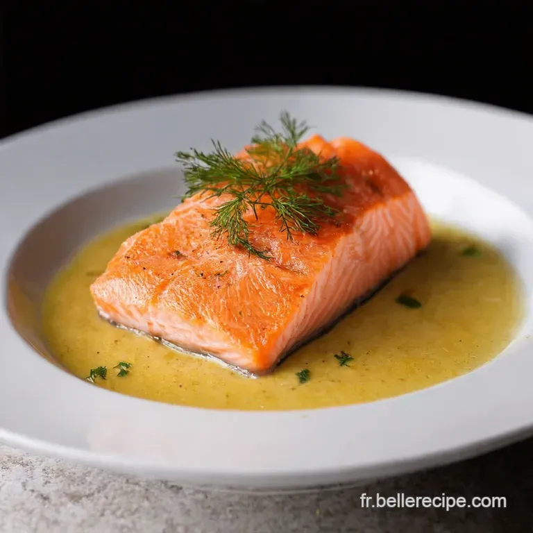 Saumon Fondant aux Poireaux Cr&eacute;m&eacute;s