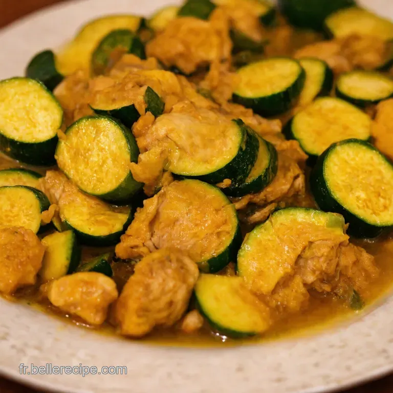 Saut&eacute; De Poulet Et Courgettes &Agrave; La Soja Une Touche Dasie Dans Votre Cuisine presentation