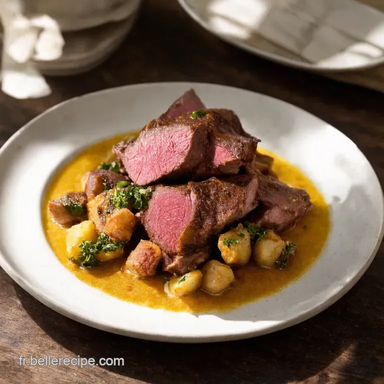 Saut&eacute; de Veau Portugais Un Air de Fado dans lAssiette