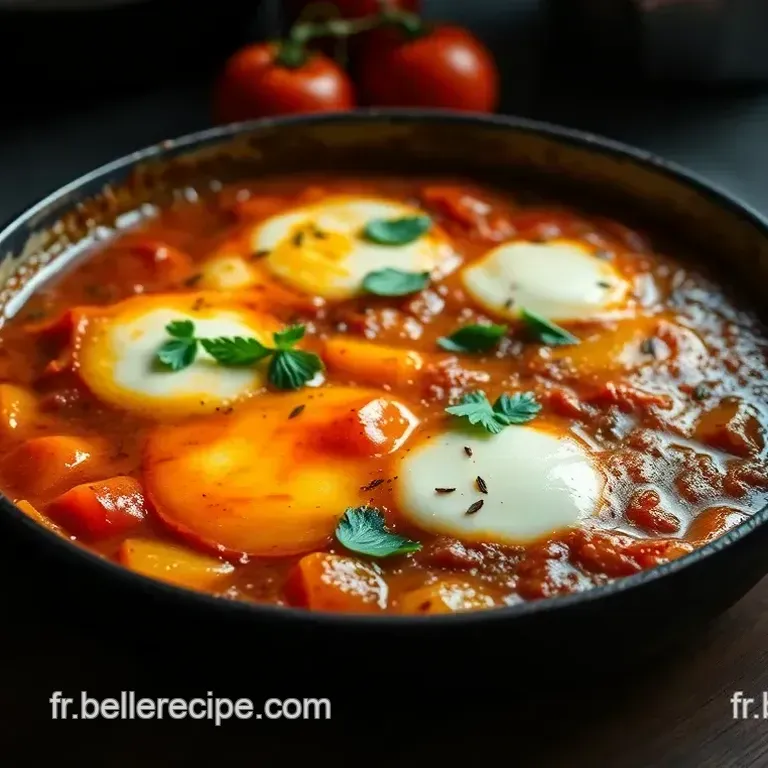 Shakshuka Savoureuse aux &Eacute;pices du Moyen-Orient