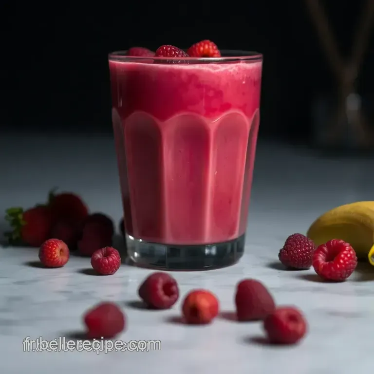 Smoothie Fruit Rouge &Eacute;nerg&eacute;tique presentation